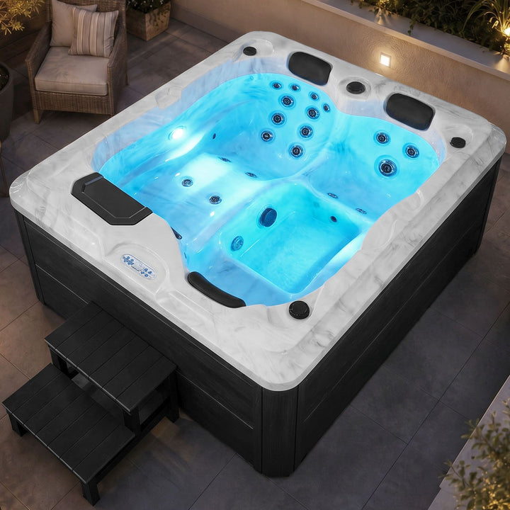 Buitenwhirlpool Oasis met trap