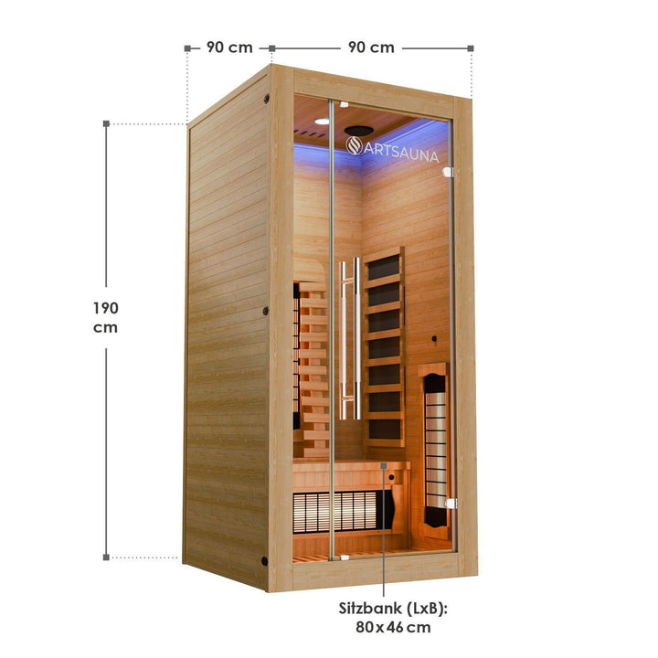 Infraroodcabine Kiruna 90 Premium