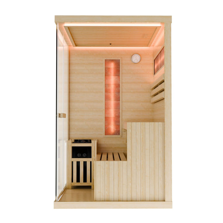 Indoor sauna Vantaa 120 - salt stone