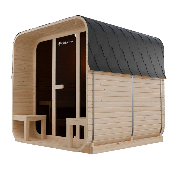 Kubusbarrelsauna Fjora XL