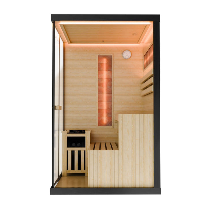 Indoor sauna Vantaa 120 - salt stone