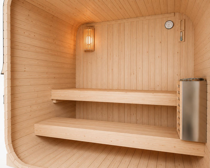 Kubusbarrelsauna Fjora M