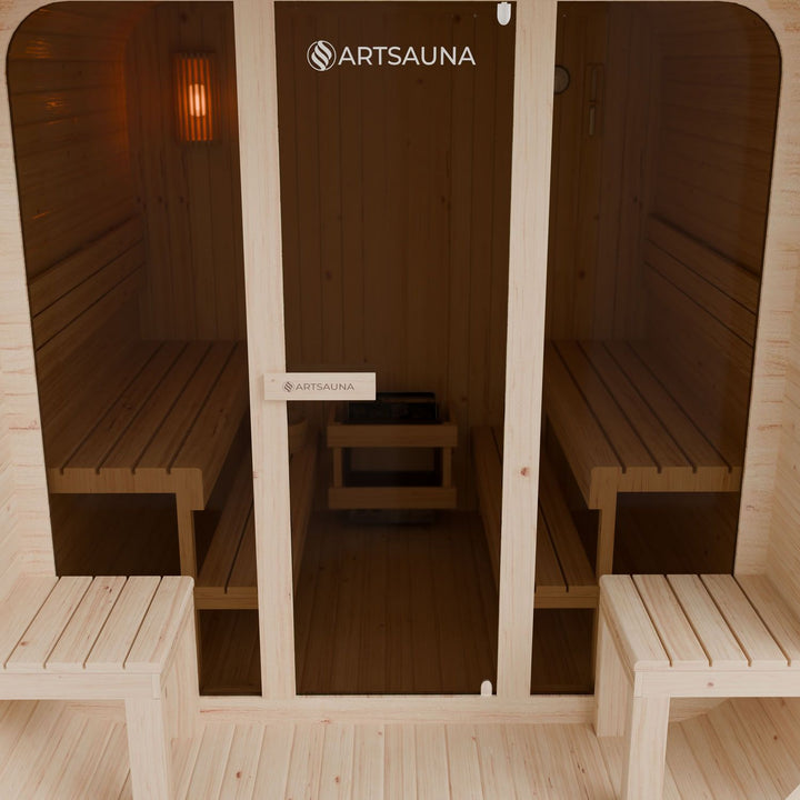 Kubusbarrelsauna Fjora XL