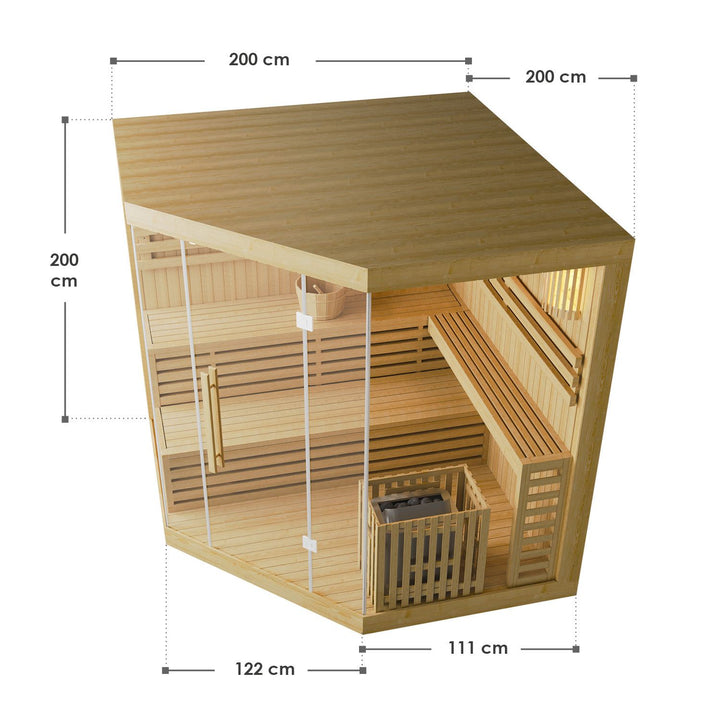 Saunacabine Espoo200 Premium