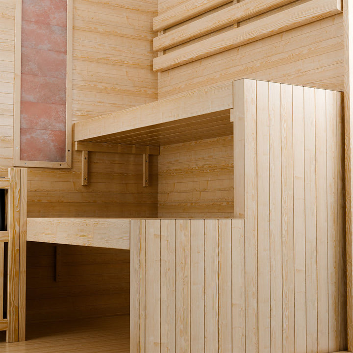 Indoor sauna Vantaa 120 - salt stone
