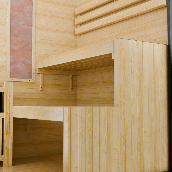 Indoor sauna Vantaa 120 - salt stone