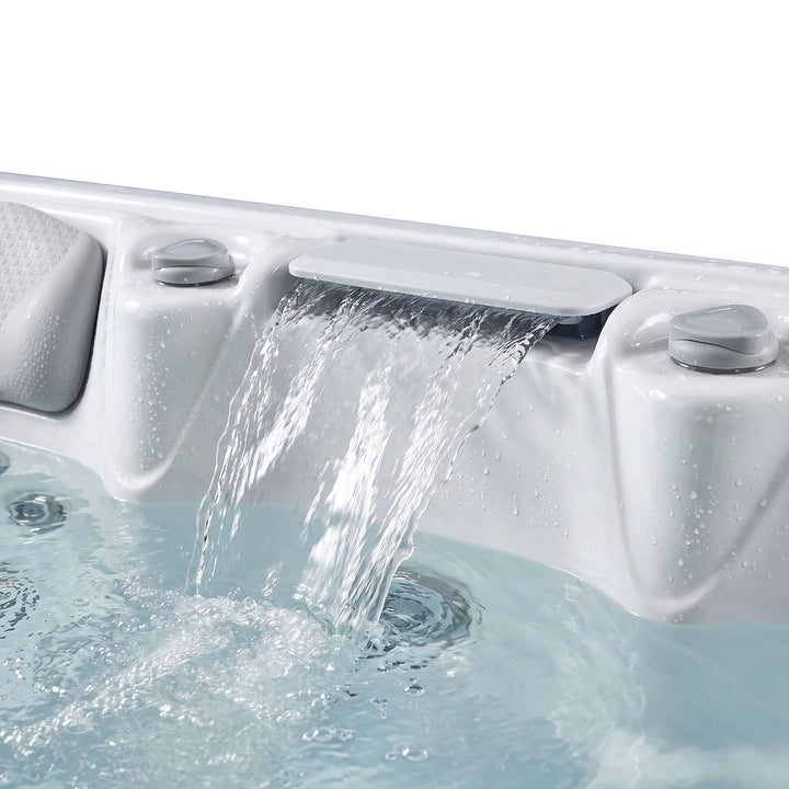 Buitenwhirlpool Oasis Max 5 personen met trap | 34 jets | LED en waterval
