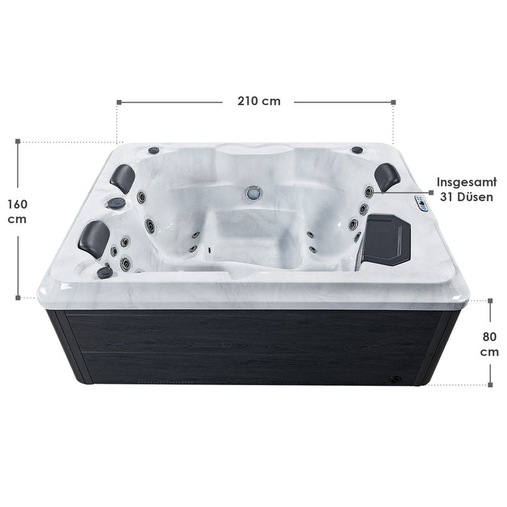 Buiten whirlpool Oasis