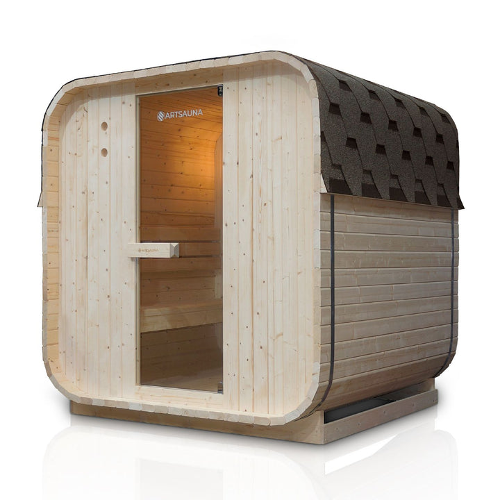 Barrel sauna square Nolvik L