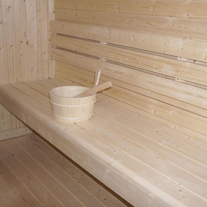 Barrelsauna vierkant Nolvik XL
