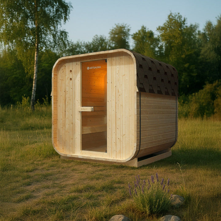 Barrel sauna square Nolvik L