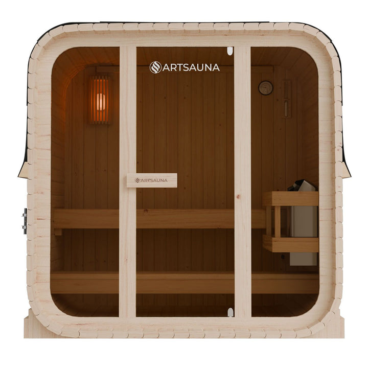 Kubusbarrelsauna Fjora M