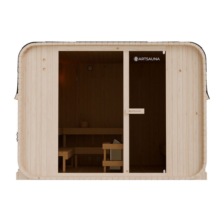 Kubusbarrelsauna Fjora XXL